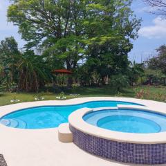 BEAUTIFUL HOUSE IN LAS UVAS SAN CARLOS, PANAMA WITH FRUIT TREES -SWIMMING POOL