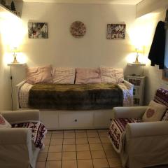 Studio 4 personnes RDC avec jardin et parking sous terrain