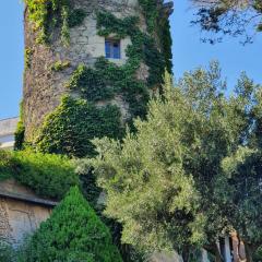 Medieval tower & villa by the sea