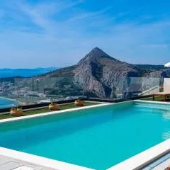 New! Villa BAMM with heated 36sqm pool, 5 en-suite bedrooms and panoramic sea views