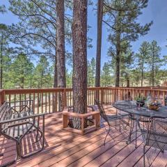Forested Ruidoso Condo with Deck and Fireplace!
