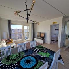 62m2 10th floor modern apartment with sauna and view