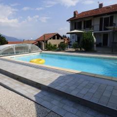 Attractive holiday home in Castellveccana with private pool