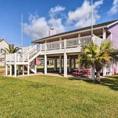 Walk to Ocean Coastal Home in Crystal Beach!