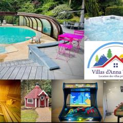 Villa 250m2 avec PISCINE chauffée & SPA & kota-grill & sauna