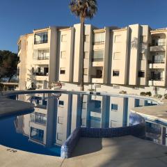 Sea & pool view garden apartment Las Palmeras Nerja