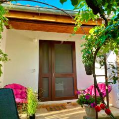 Lovely flower small house for two by the sea