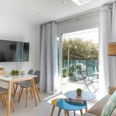 Sunny apartment 1B with balcony & pool in canyamel