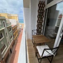 Beach balcony lounge
