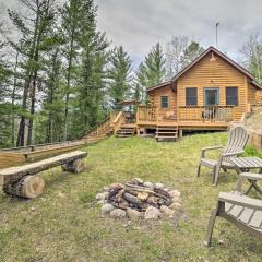 Riverfront Lewiston Cabin with Stone Fireplace!