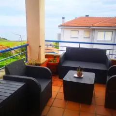 BELVEDERE, vistas al mar y terraza Luanco