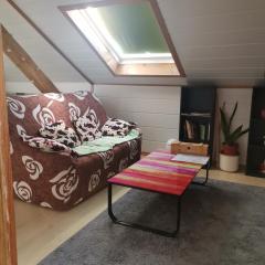 GästeZimmer im Altbau Dachgeschoss mit kleinem Bad WLAN, TV und Parkplatz