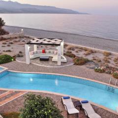 Beachfront villa Aqua Marine with private pool,ping-pong & BBQ