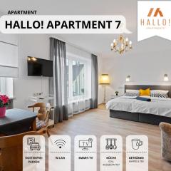 Gemütliche Ferienwohnung in bester Lage mit großer Sitzecke l Innenstadtnähe l 1 Minute zum Bahnhof l Küche l TV l Free-WLAN l Willkommen im Hallo!-Apartment 7