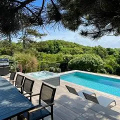 Superbe maison avec piscine et jacuzzi dans les dunes