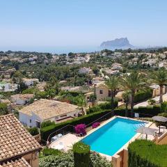 La Trufa - modern, spacious home in Moraira with panoramic sea views