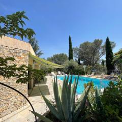 Villa climatisée avec piscine sur les hauts de Nîmes