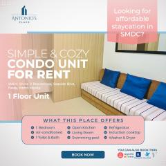 Simple & Cozy 1BR Unit FREE WIFI & Netflix near Mall of Asia Pasay