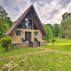 A-Frame Cabin with Hot Tub, Walk to Kentucky Lake!