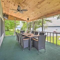 Lakefront Gloversville Home with Beach and Dock!