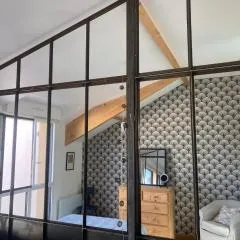 Loft avec terrasse pour 4 pers à 3km du circuit avec garage au calme