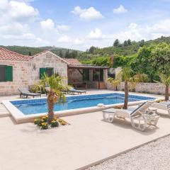 Awesome Home In Postira With Wifi, Outdoor Swimming Pool And Private Swimming Pool