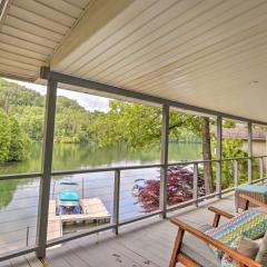 Cozy Lake Santeetlah Cottage with Dock and 3 Kayaks!