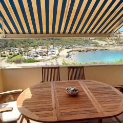 Beach view apartment of 87 m2, big terrace