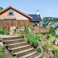 Lovely Home In Farsund With House A Mountain View