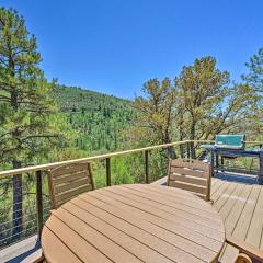 Payson Cabin with Deck Views of the Mogollon Rim!