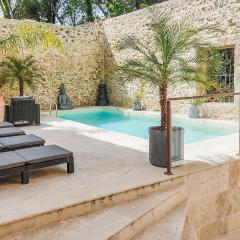 Amazing Home In Roujan With Wifi, Private Swimming Pool And Swimming Pool