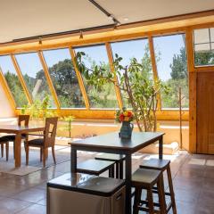 Santa Fe Ridgetop Retreat With 2 Hot Tubs and Views