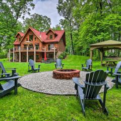 Classy Home with Hot Tub Walk to Gilletts Lake