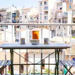 Joli T3 à Endoume à 600 m de la plage avec parking privé