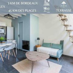 Proche Bordeaux Maison Duplex Calme & Chic