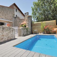 Lovely Home In Laroque Des Alberes With Private Swimming Pool, Can Be Inside Or Outside