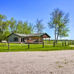 Rural Harrys House with Fire Pit on 20 Acres