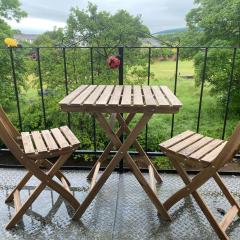 Riverbank Cottage Lake District Double Balcony