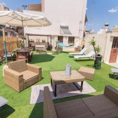 large apartment with terrace and spa