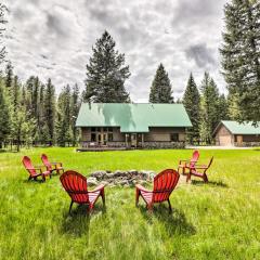 Secluded Bigfork Cabin with Huge Yard and Grill!