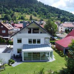 Ferienwohnung am Enzufer mit Balkon in Bad Wildbad im Schwarzwald