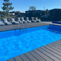 Apartamentai Mano Jūra 2 su vaizdu į baseiną