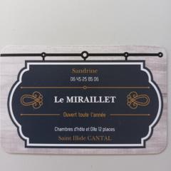 Le Miraillet, chambre hôte