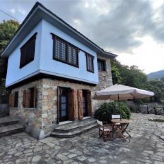 Cozy Blue Stone House with a Great Sea View.