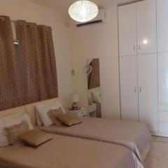 Sunny large terrace studio apartment WiFi Airconditioners BBQ