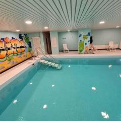 Studio appartement avec piscine, ski Porte du soleil Morgins, PS3 games, wash & bring sheets