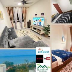 Homestay Seri Terengganu,Apartment Tok Pelam Sea View ,Pantai Batu Burok,KTCC,Hospital,Drawbridge