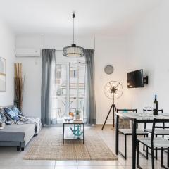 Aegean style, city center studio next to Acropolis