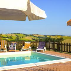 6 bedrooms villa with private pool enclosed garden and wifi at Montecarotto