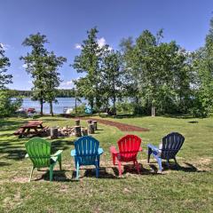 Modern Lakeside Chalet on Crow Wing Chain with Dock!